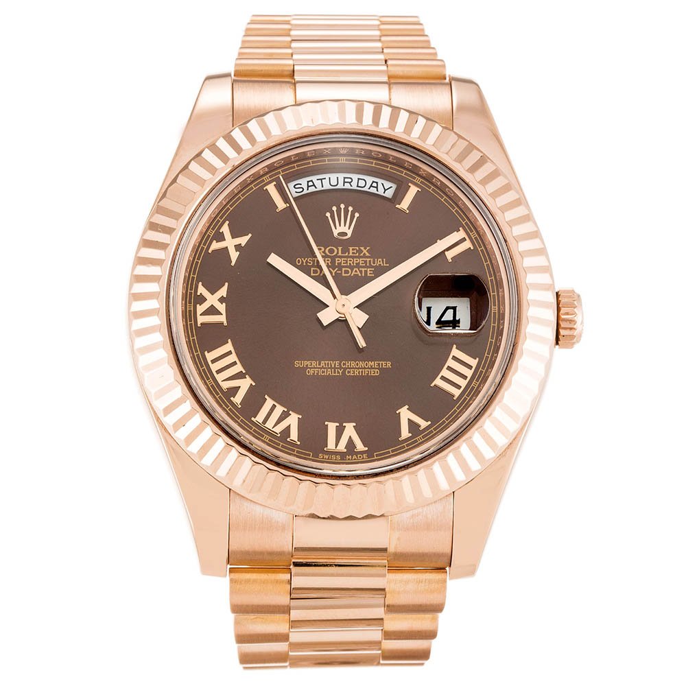 rol€x Day-Date II Chocolate 218235