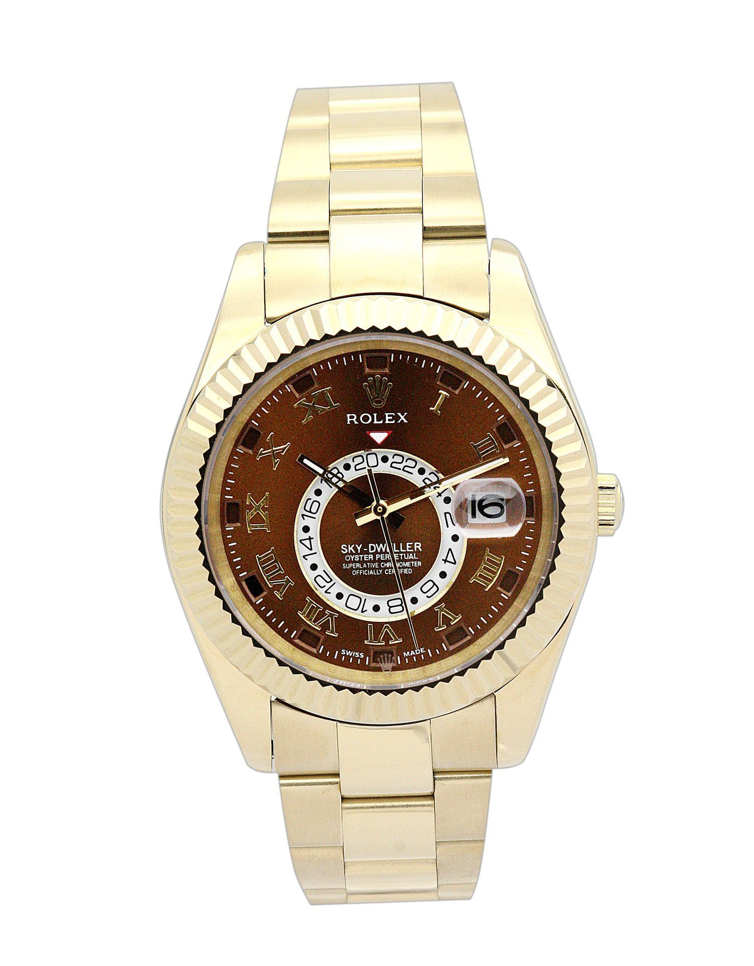 rol€x Sky-Dweller 326938 Yellow Gold