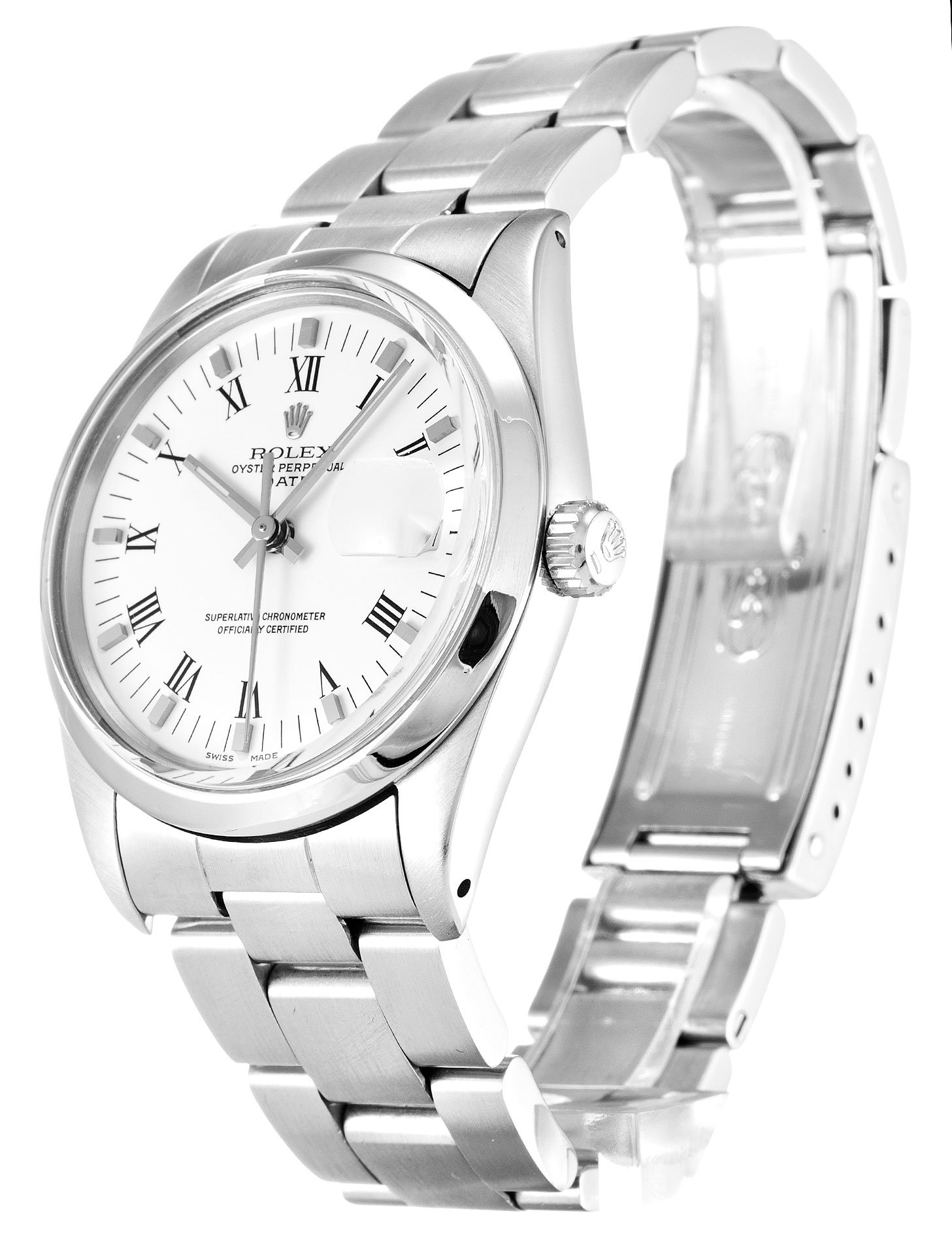 rol€x Oyster Perpetual Date 34mm White 15000