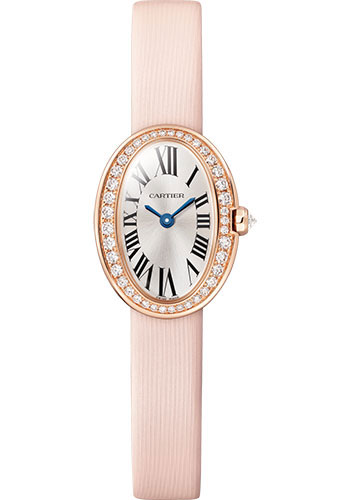 C@RTIER Baignoire 18K Rose Gold & Diamonds Ladies Watch, WJBA0025