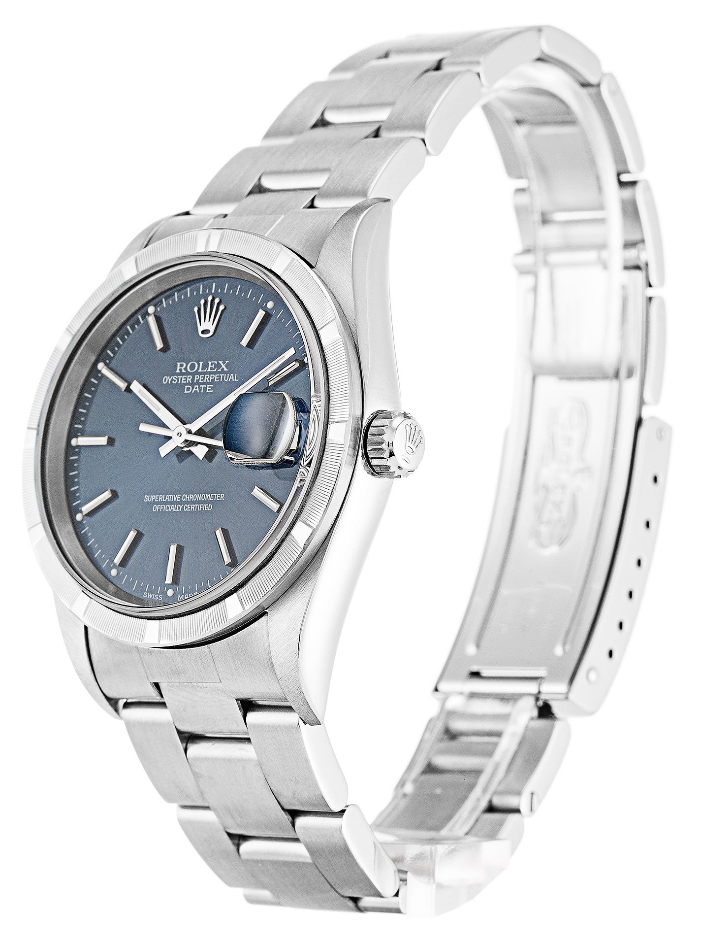 rol€x Oyster Perpetual Date 34mm Blue 15210