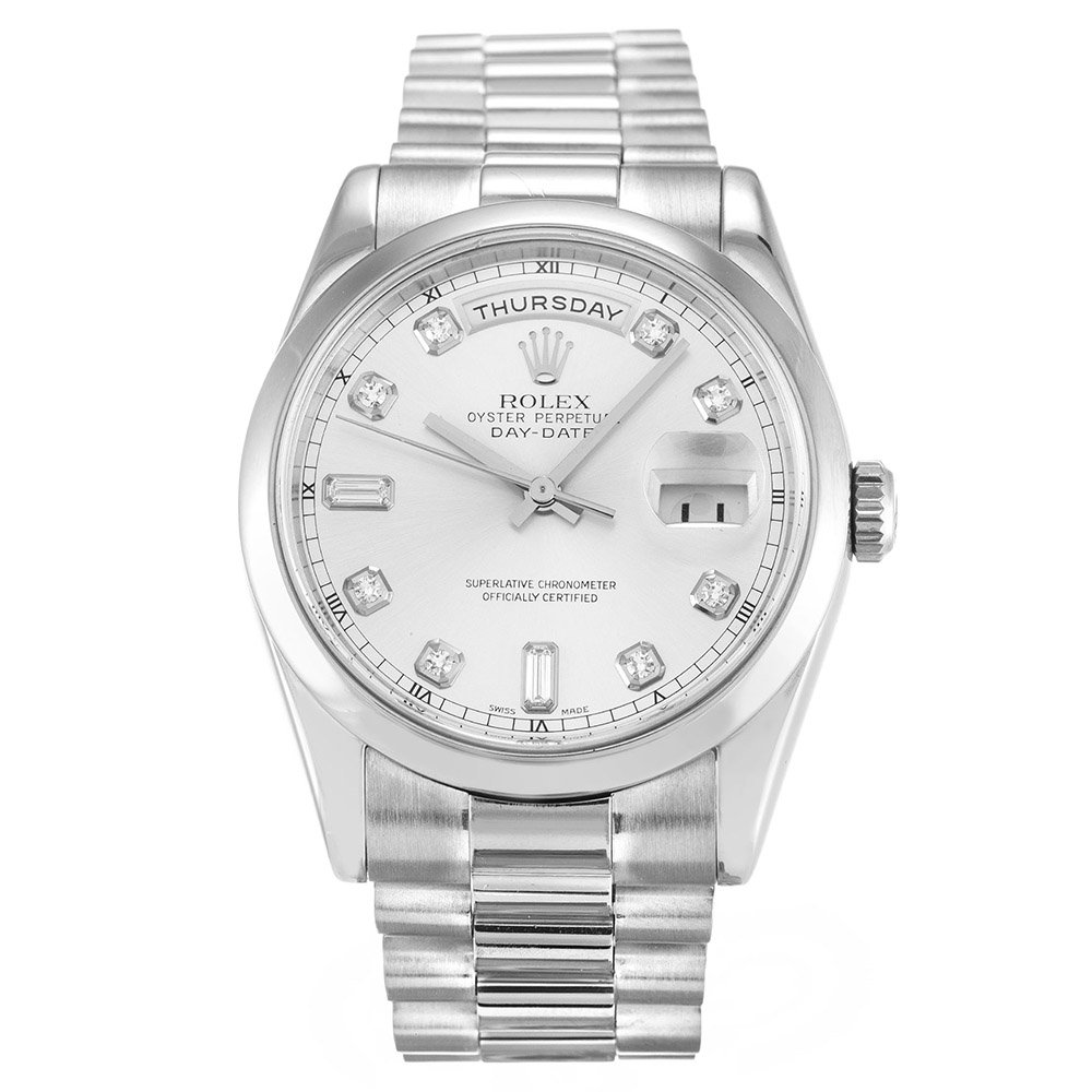 rol€x Day-Date Silver 118209