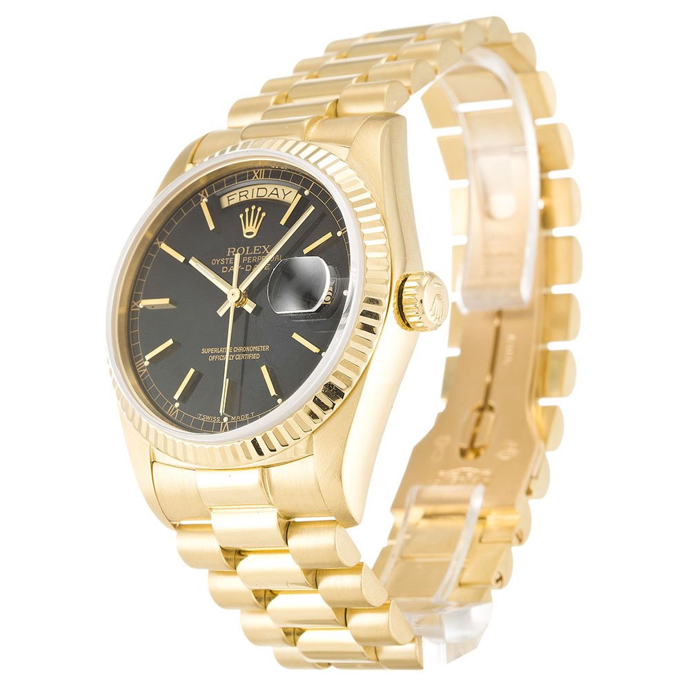 rol€x Day-Date Black 18038