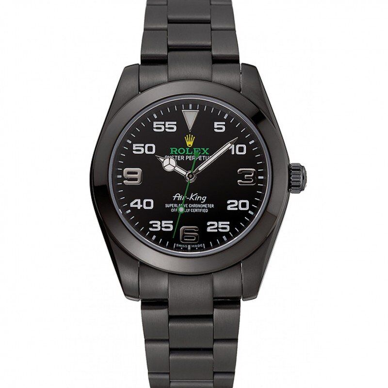 rol€x Air-King Black Dial 1454019