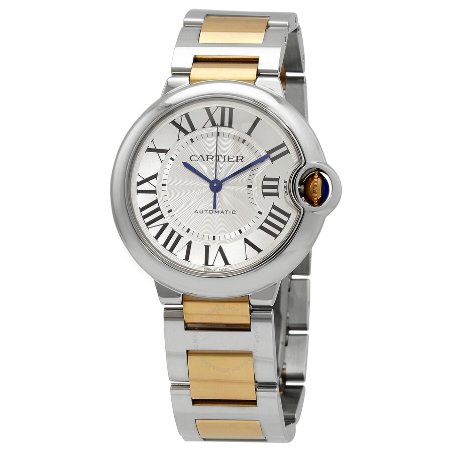 C@RTIER Ballon Bleu 33 mm Stainless steel & Yellow gold Lady��s Watch, W2BB0029