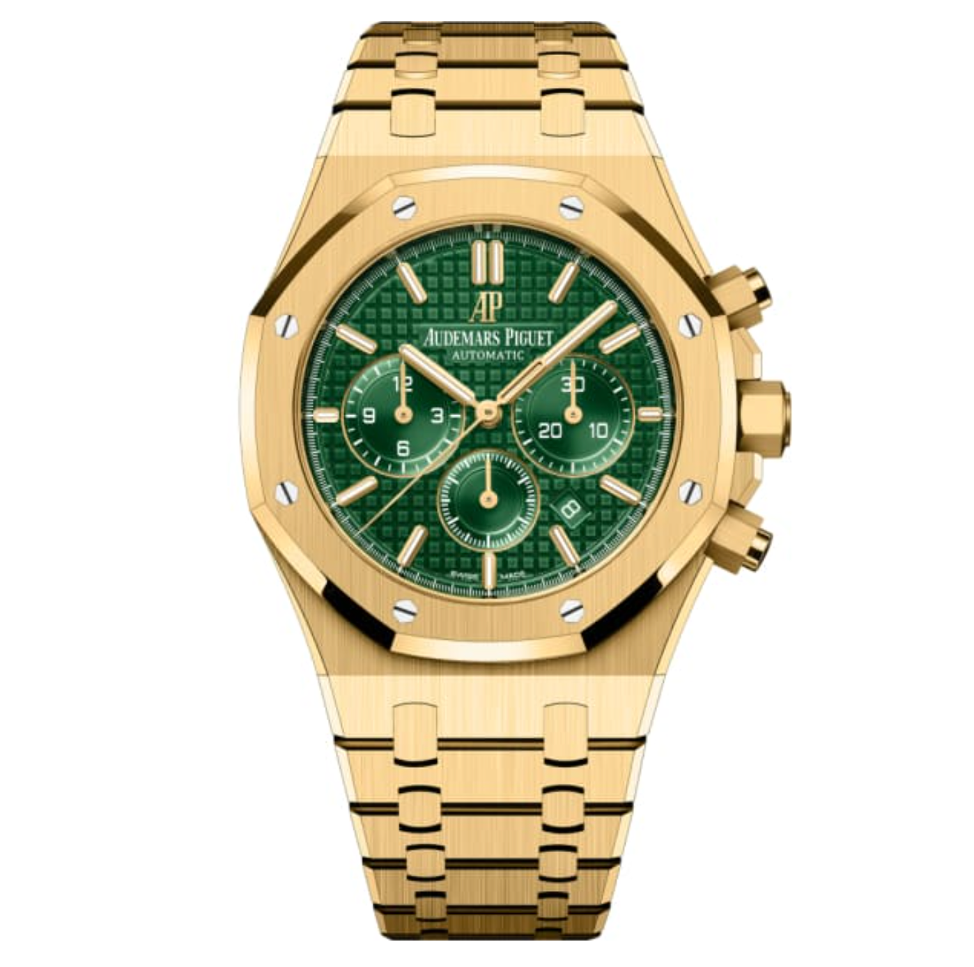 AUDEM@RS P!GUET Royal Oak Chronograph Green Dial Limited Edition 41mm