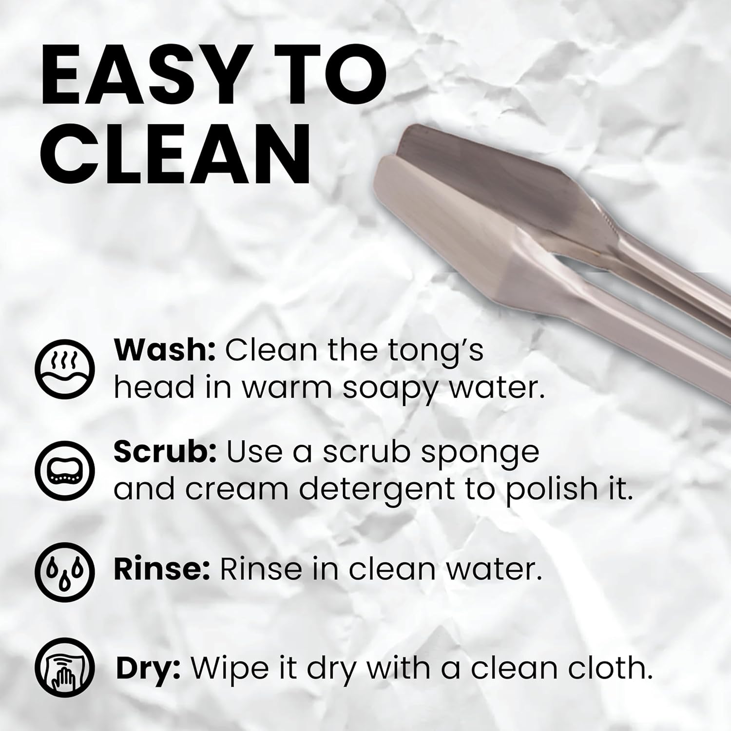 BBQ Tongs 27 inch Long Grill Tongs - Donkey Tong - Stainless Steel, Locking Tongs, Bottle Opener, Wooden Handles, Premium Tongs - Donkey Long Tong