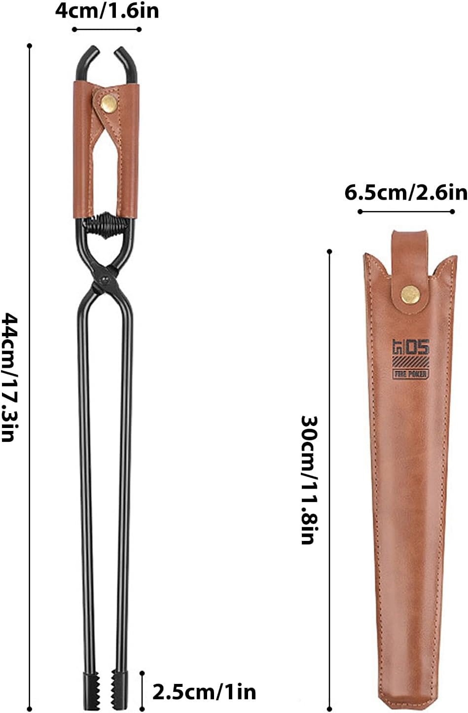 Charcoal Clip for Grilling, Portable Campfire Tongs, Charcoal Cherry Picker Tool, Thick and Campfire Clip, Non-Slip Charcoal Tongs, Easy-to-use Barbecue Tool Heat-Resistant Cooking Clip/120