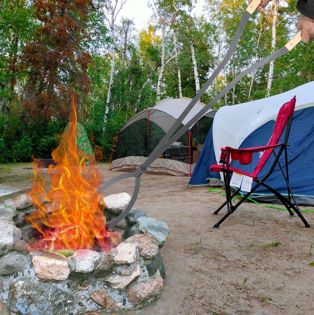 Fireplace Tongs and Poker Set (Fireplace Tongs & Poker)