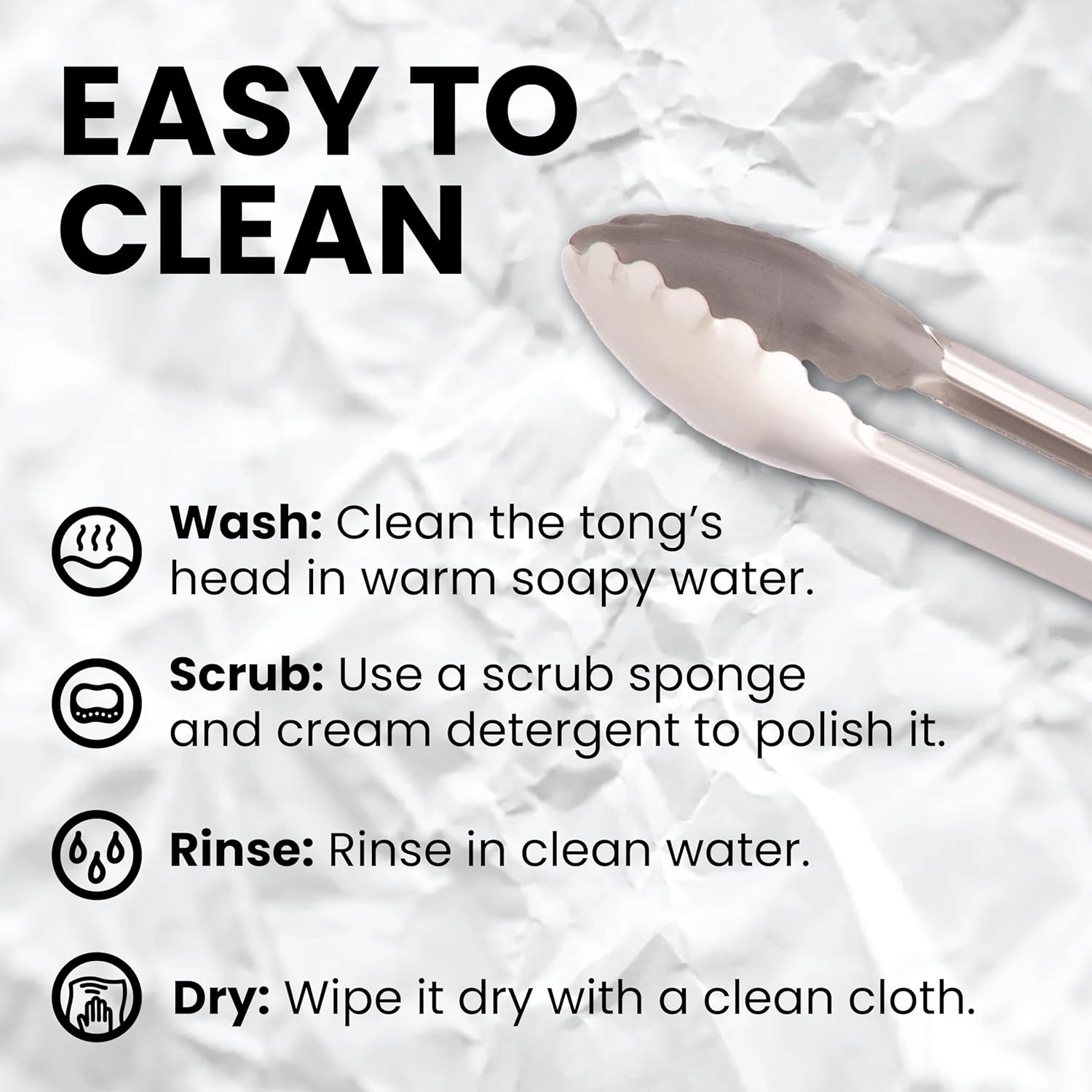 Donkey Long Tong BBQ Tongs 32 inch Extra Long Grill Tongs - - Stainless Steel, Locking Tongs, Bottle Opener, Wooden Handles, Premium Tongs