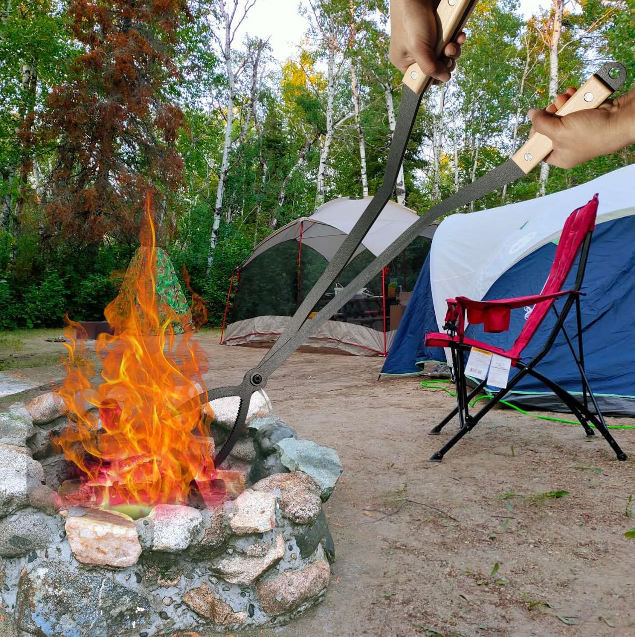 Fireplace Tongs and Poker Set (Fireplace Tongs & Poker)