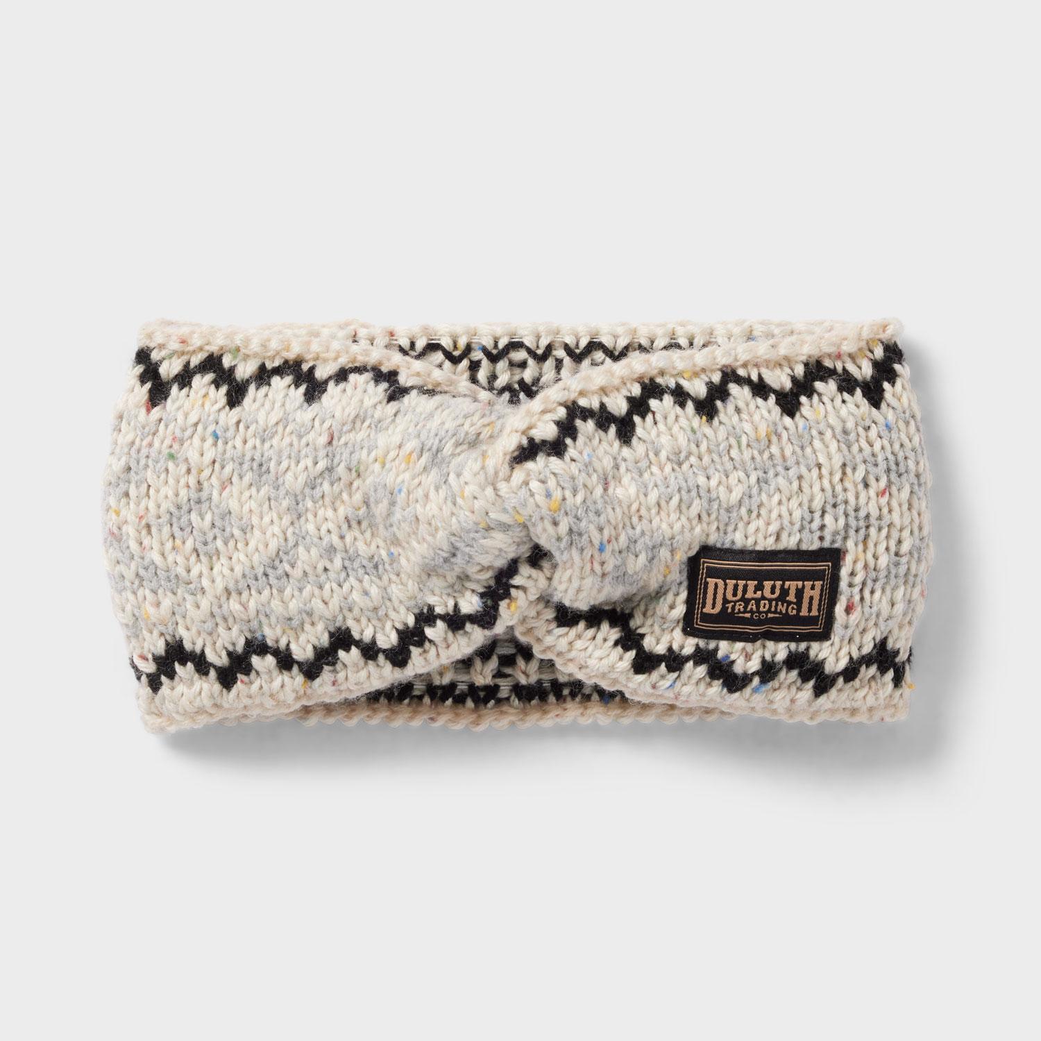 Pattern Knit Holiday Headband