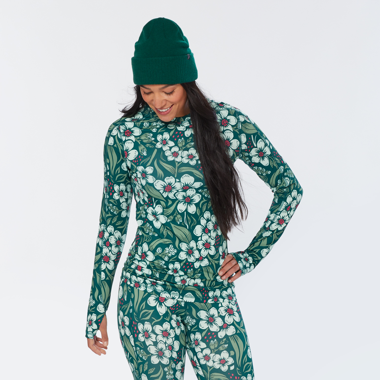 Women's AKHG Boar's Nest Base Layer Crew Shirt