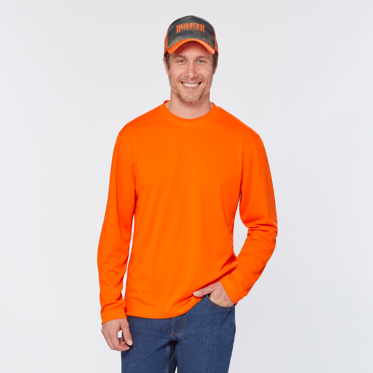 Men's 40 Grit Performance Standard Fit Long Sleeve Tee