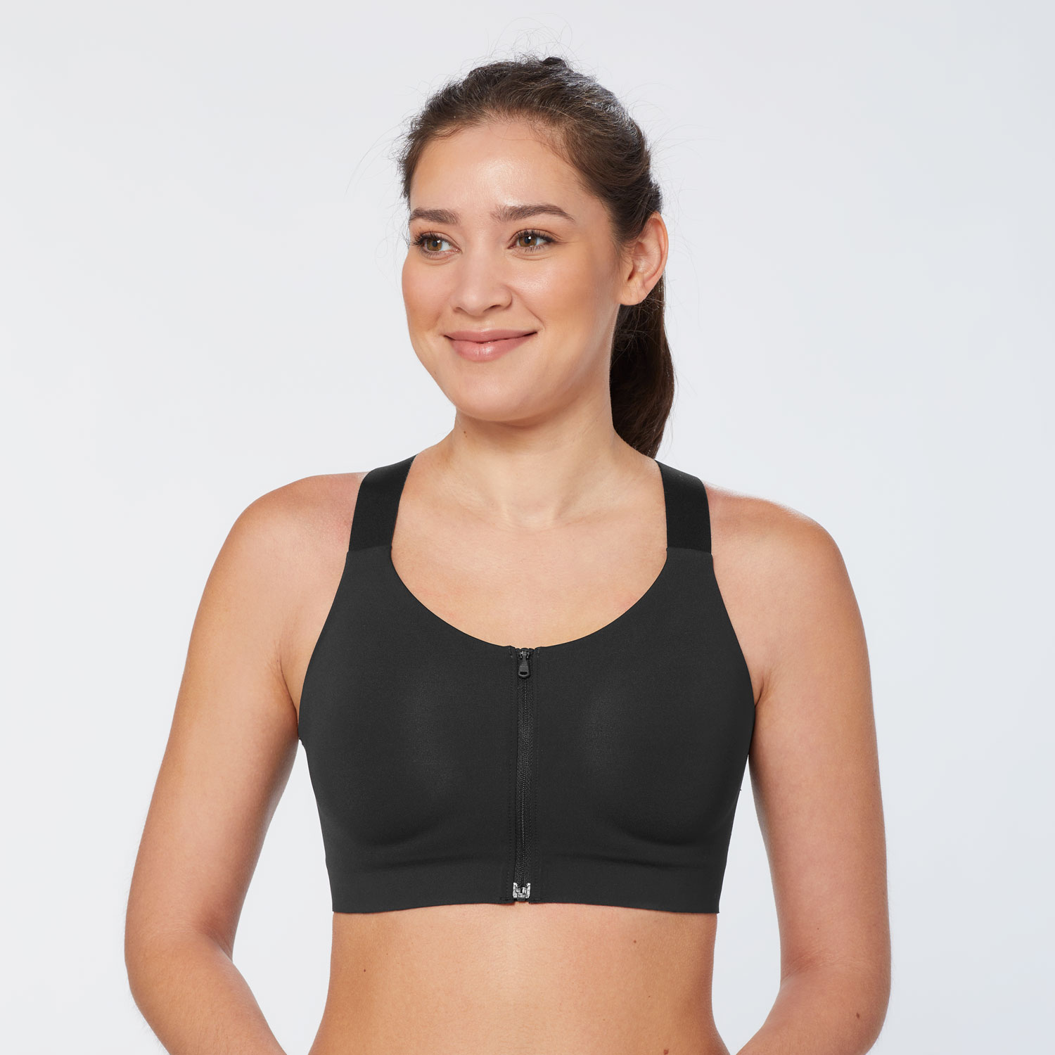 Women's Adjustabust Bonded Zip-Front Bra