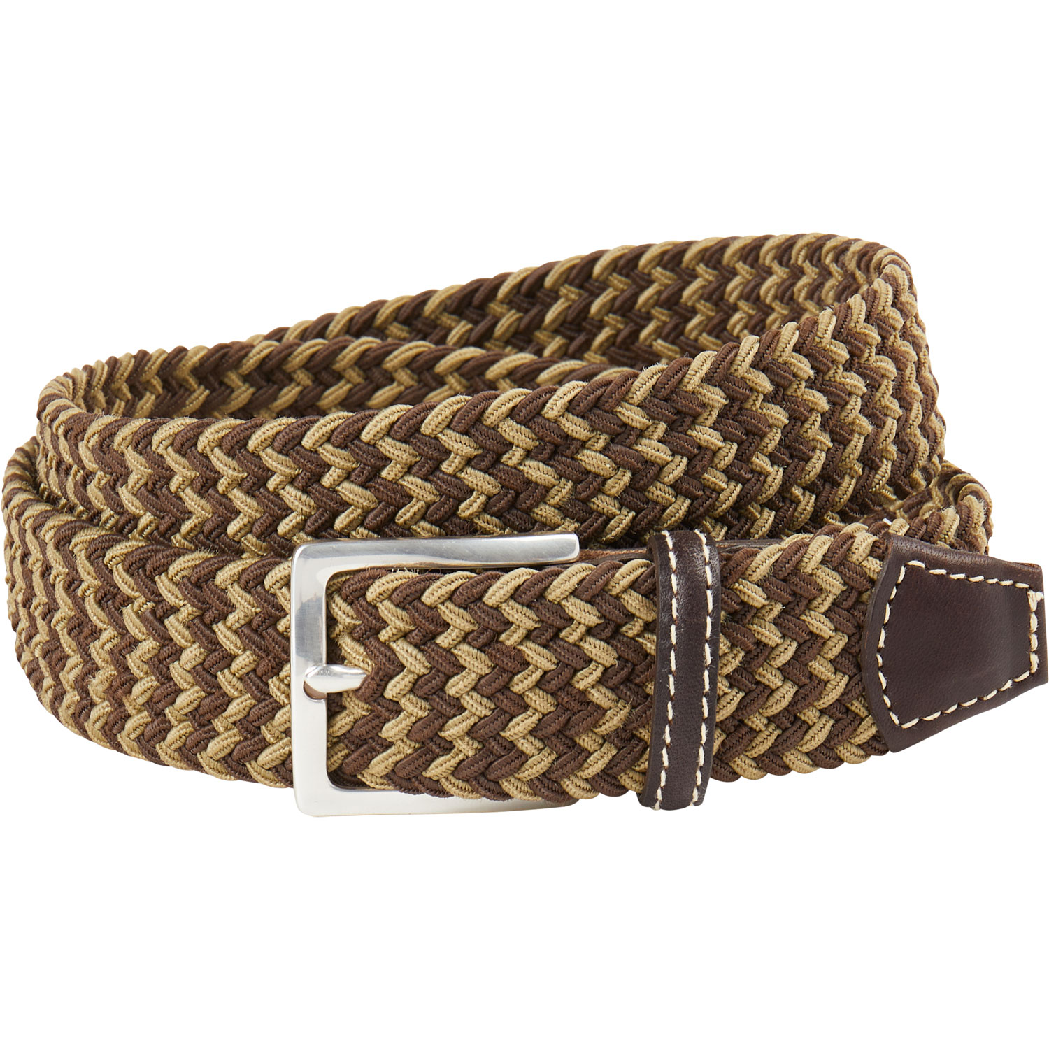 Men's Woven Elastic Stretch Belt