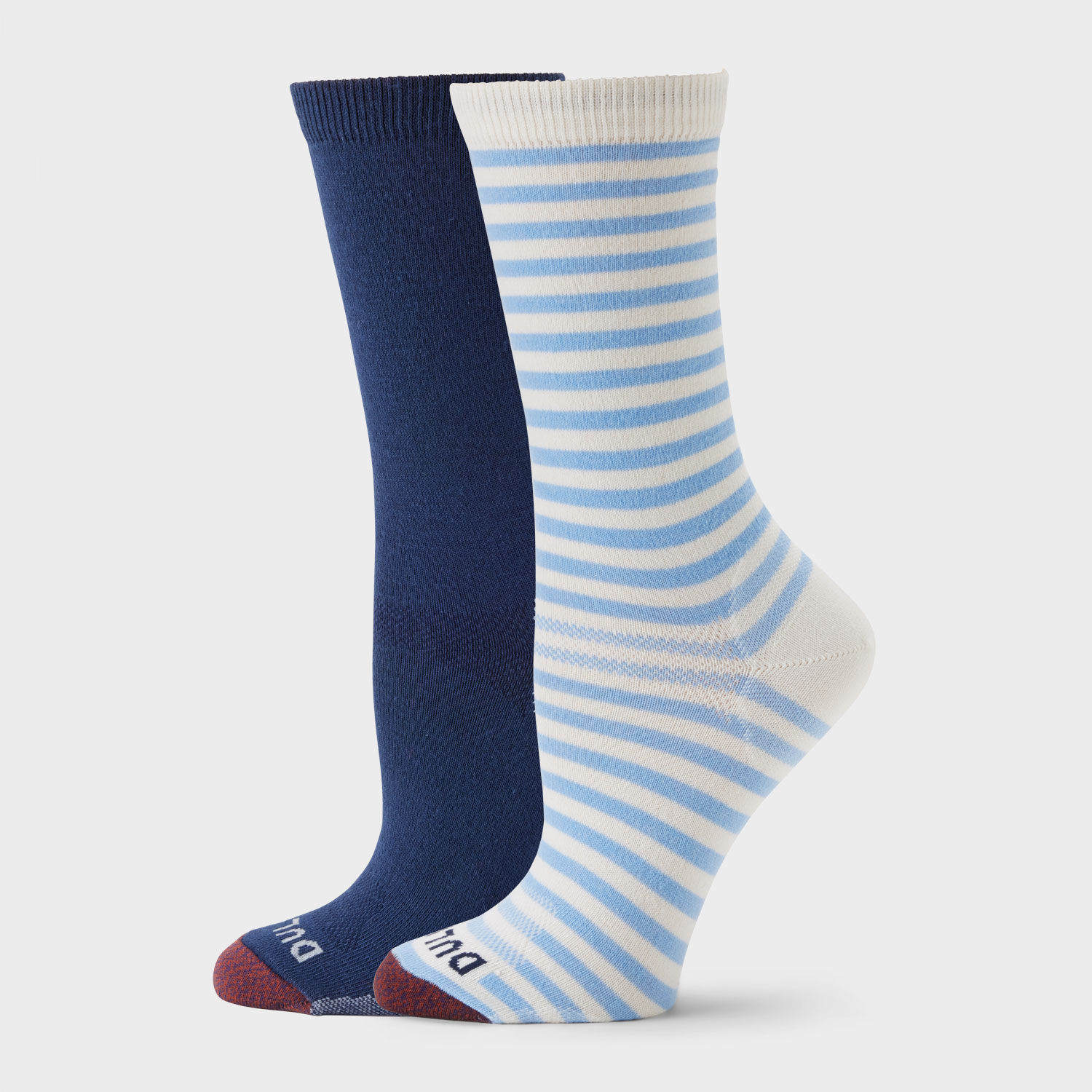 Women's Stay-Put Lightweight Crew Socks 2-Pack