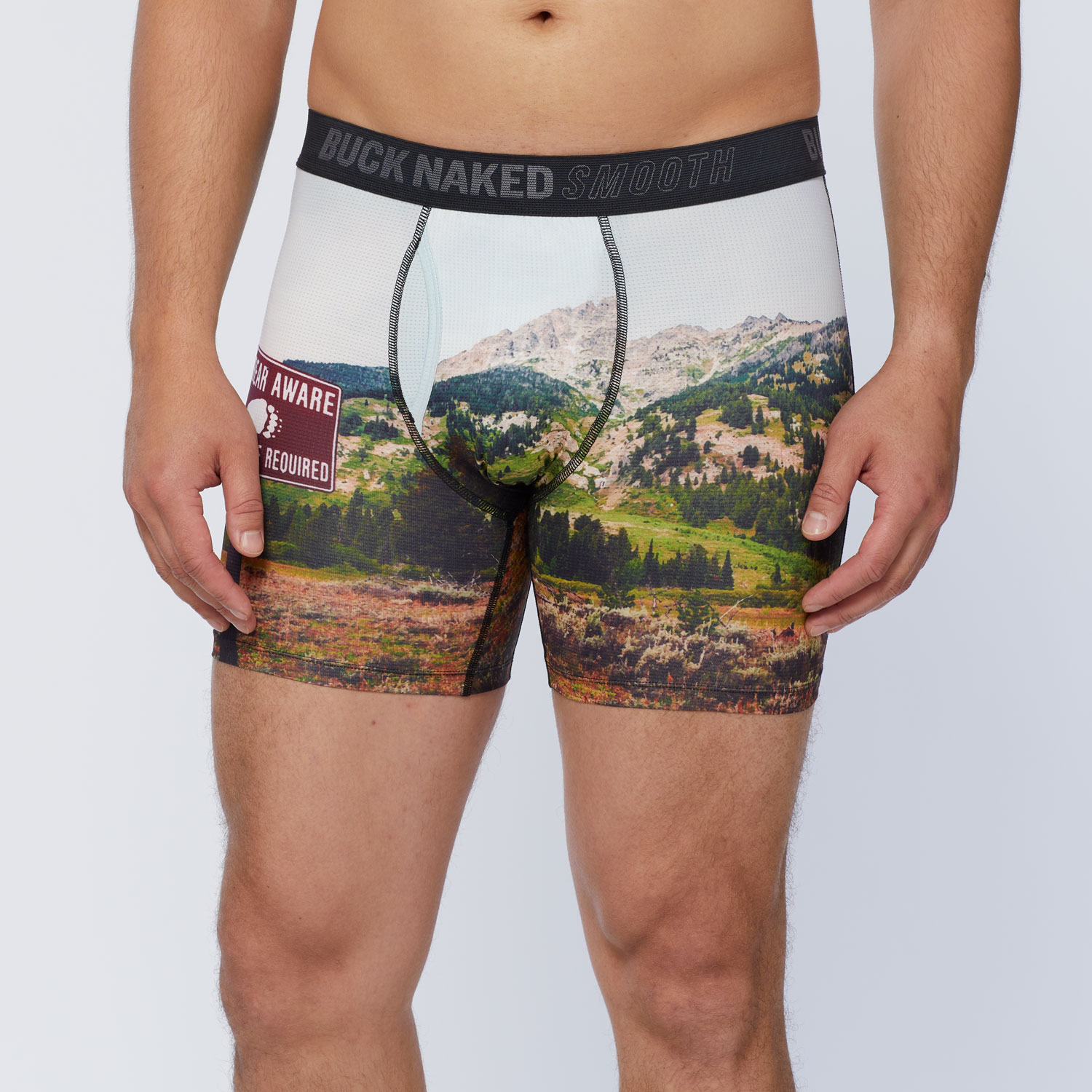 Men's Buck Naked Smooth Boxer Briefs