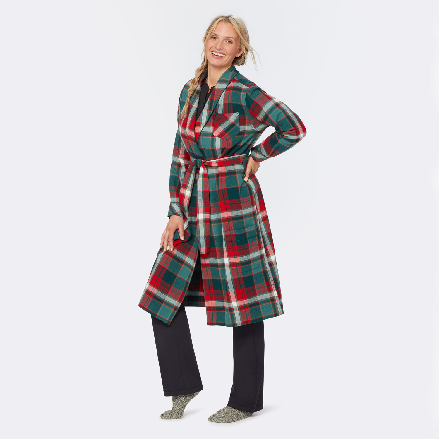 Women's Free Swingin' Flannel Robe