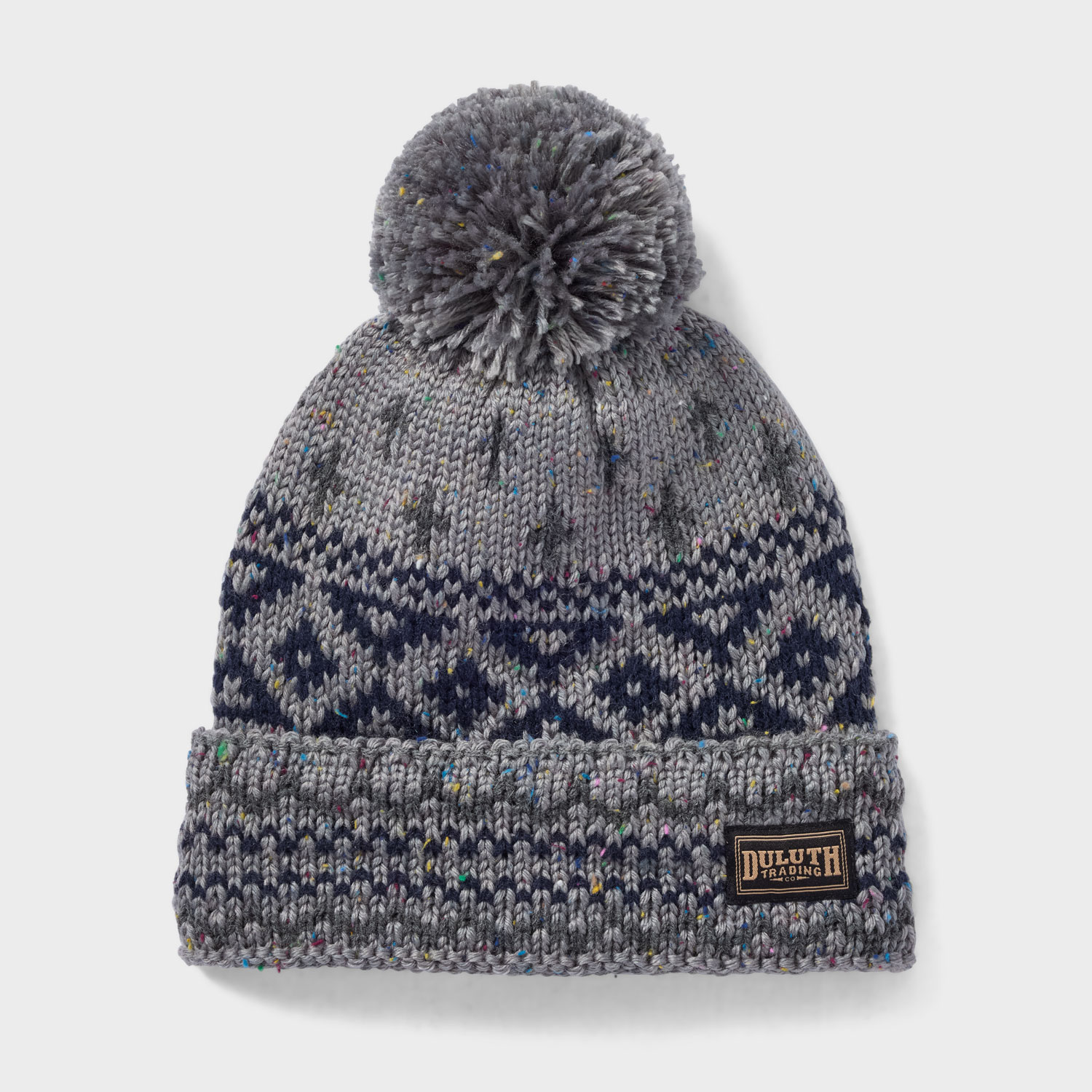 Pattern Knit Holiday Beanie
