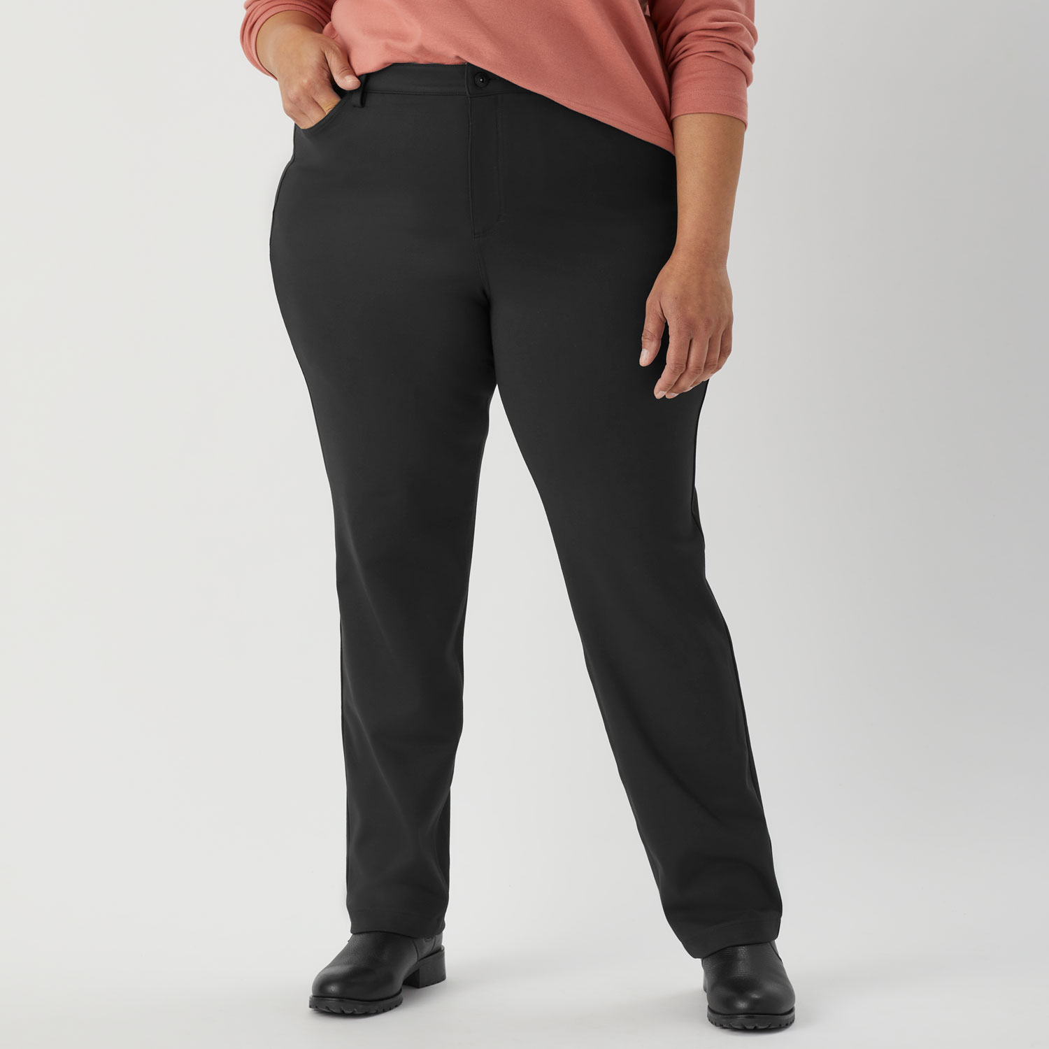 Women's Plus Ponte Pro Slim Leg Pants