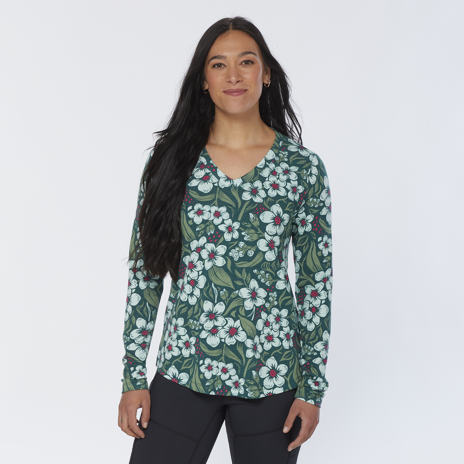 Women's AKHG Renew Bamboo Long Sleeve Tee