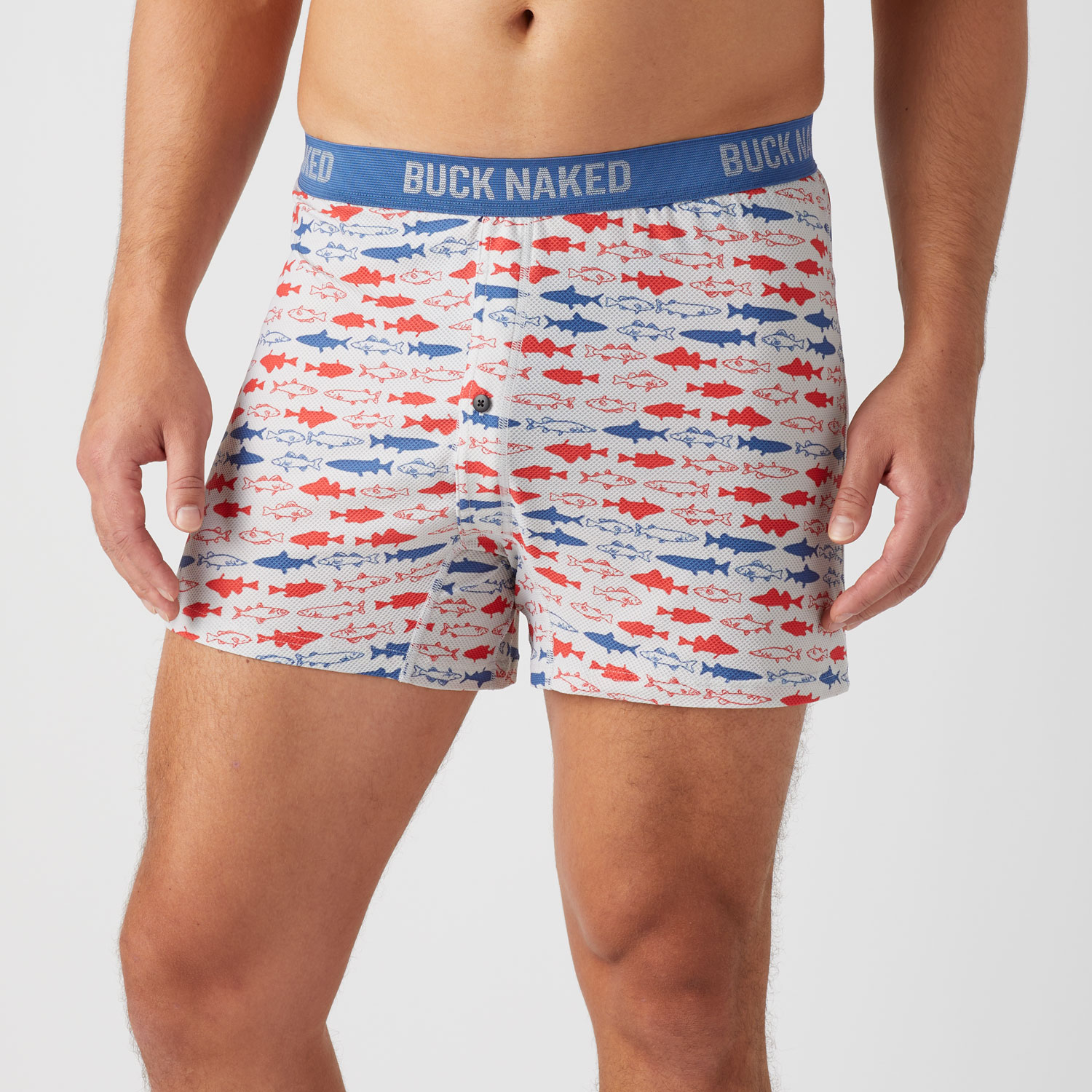 Men's Buck Naked Pattern Boxers