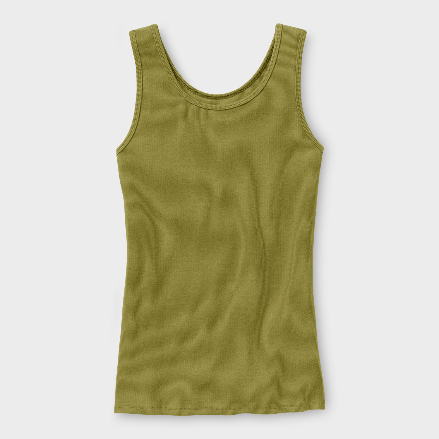 Women's Plus No-Yank Rib Tank