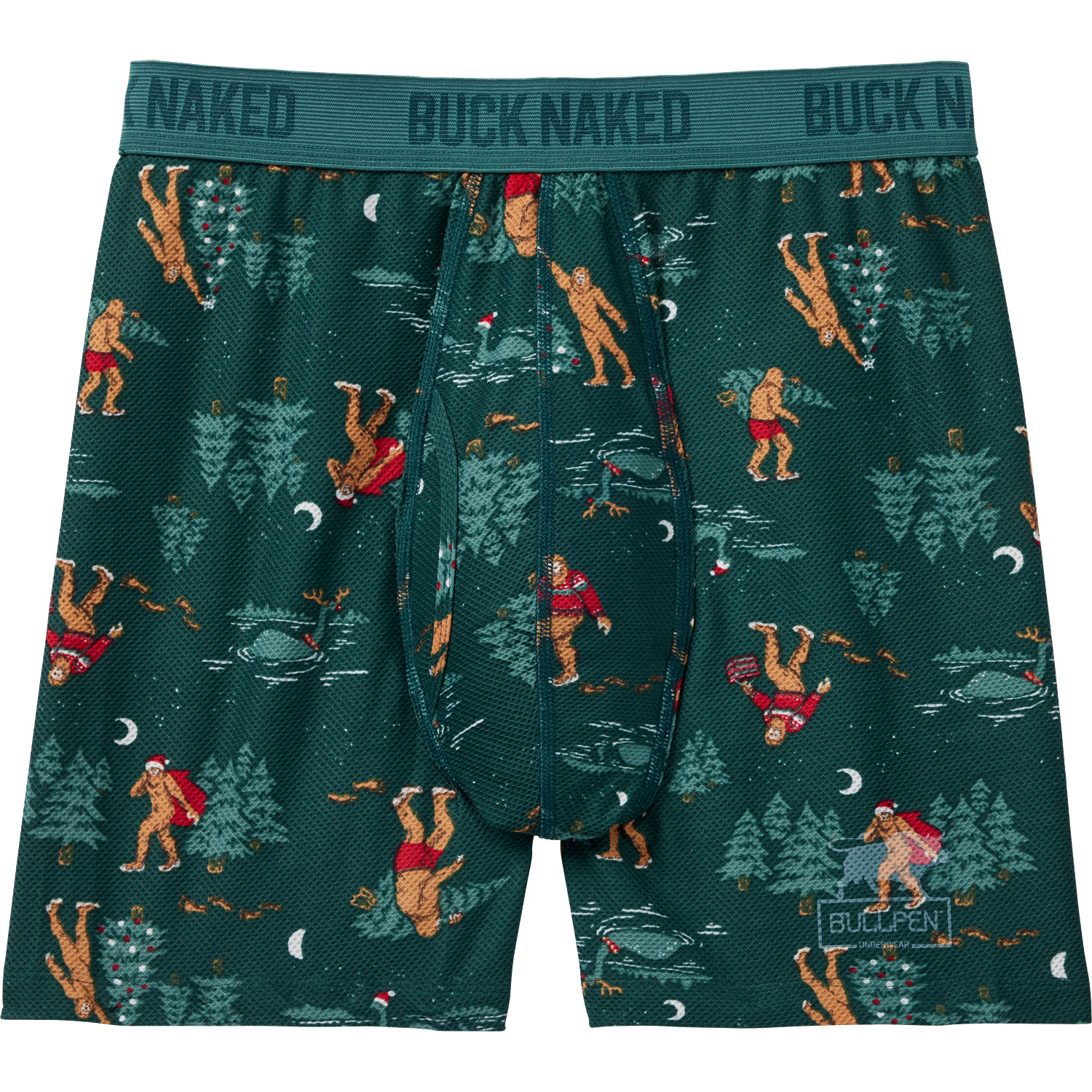 Men's Buck Naked Pattern Bullpen Boxer Briefs