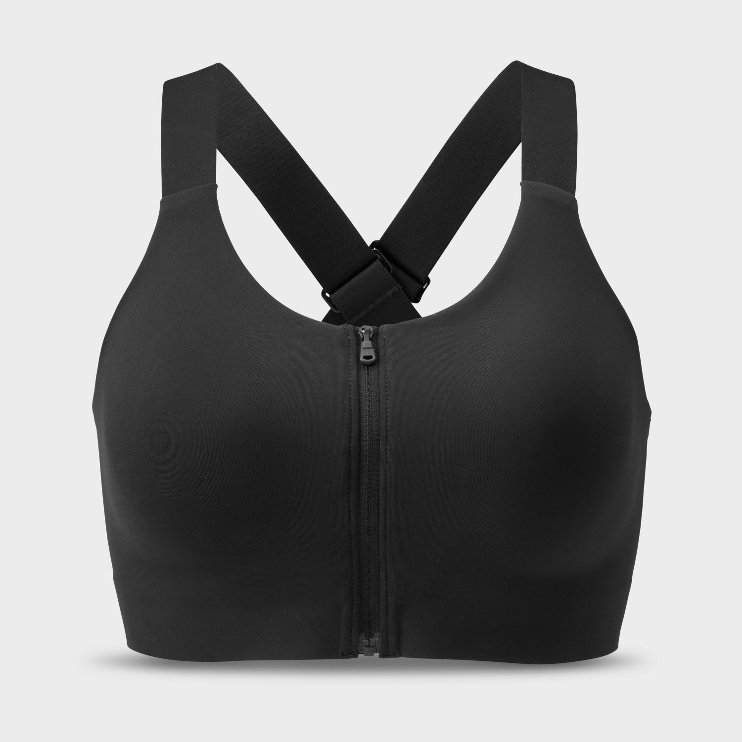 Women's Plus Adjustabust Bonded Zip-Front Bra