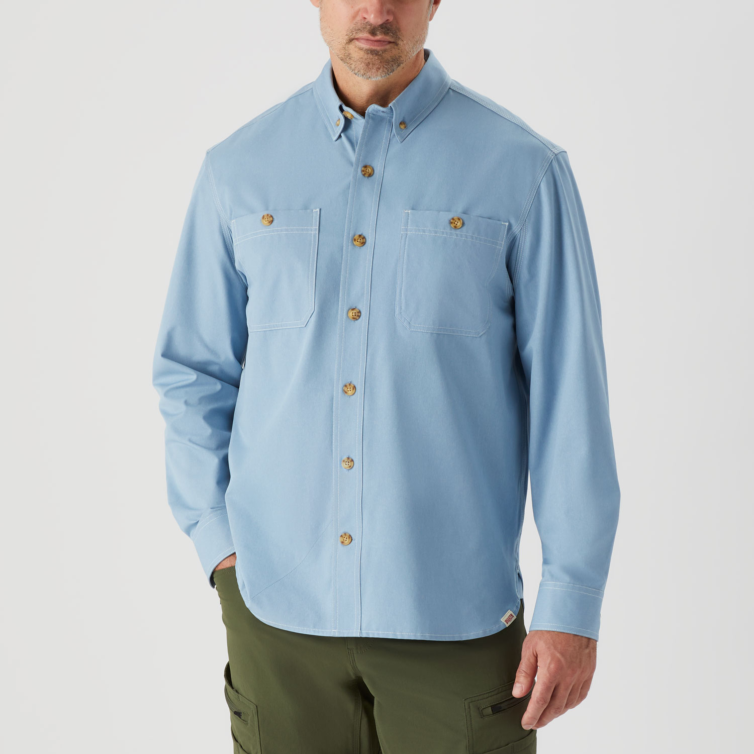 Men's Duluth Untucked Bush Pilot Chambray Shirt