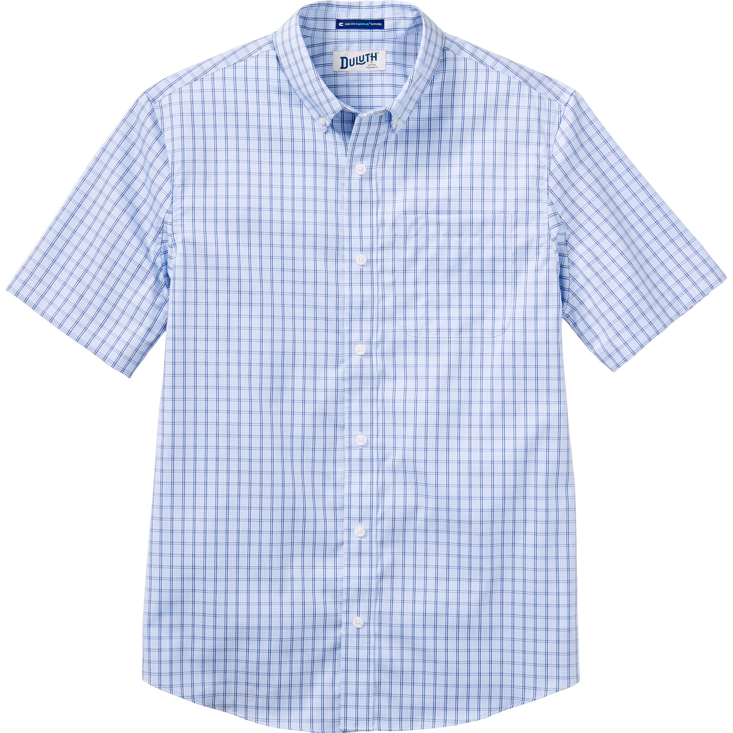 Men's Magnet Front Wrinklefighter Relaxed Fit Shirt