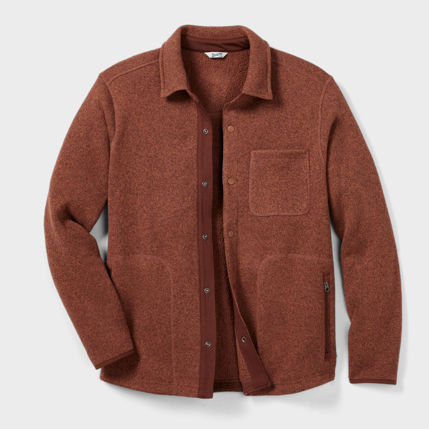 Men's Sweater Fleece Shirt Jac