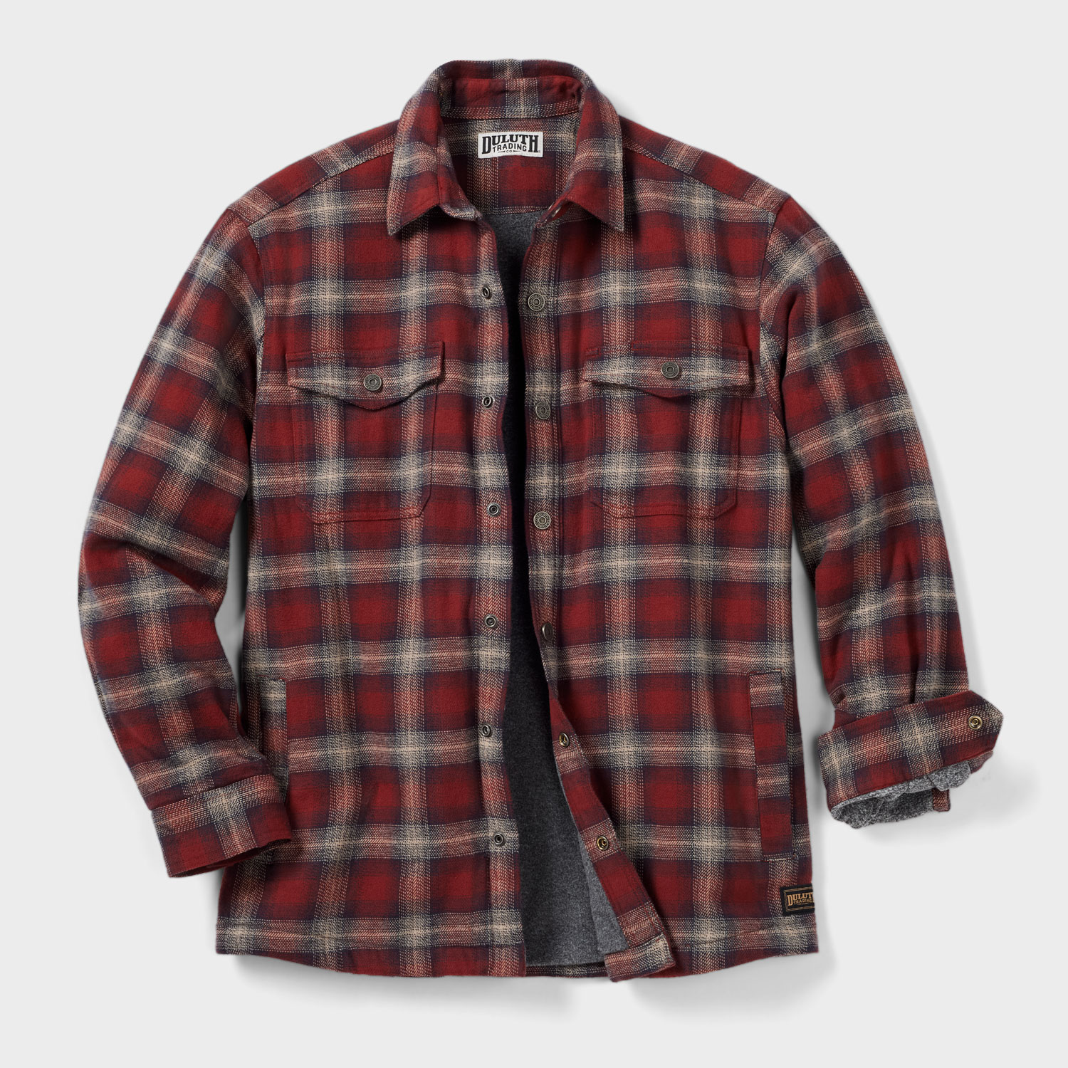 Men's Flapjack Fleece-lined Relaxed Fit Shirt Jac