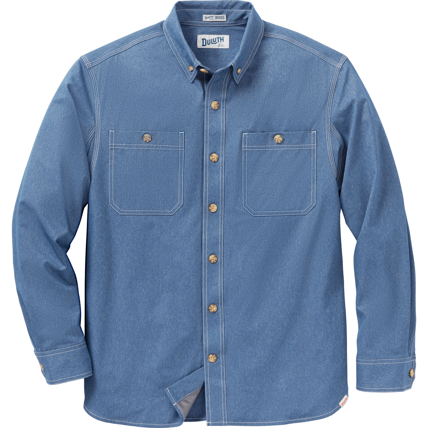 Men's Duluth Untucked Bush Pilot Chambray Shirt