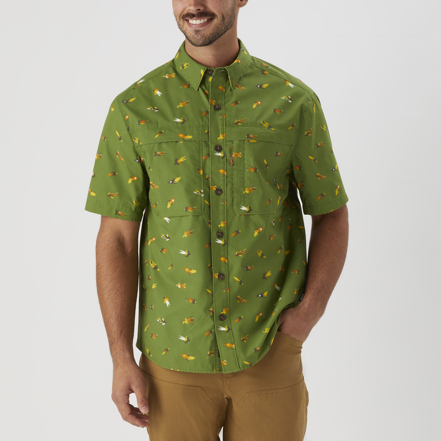 Men's AKHG Sandstone Relaxed Fit Shirt