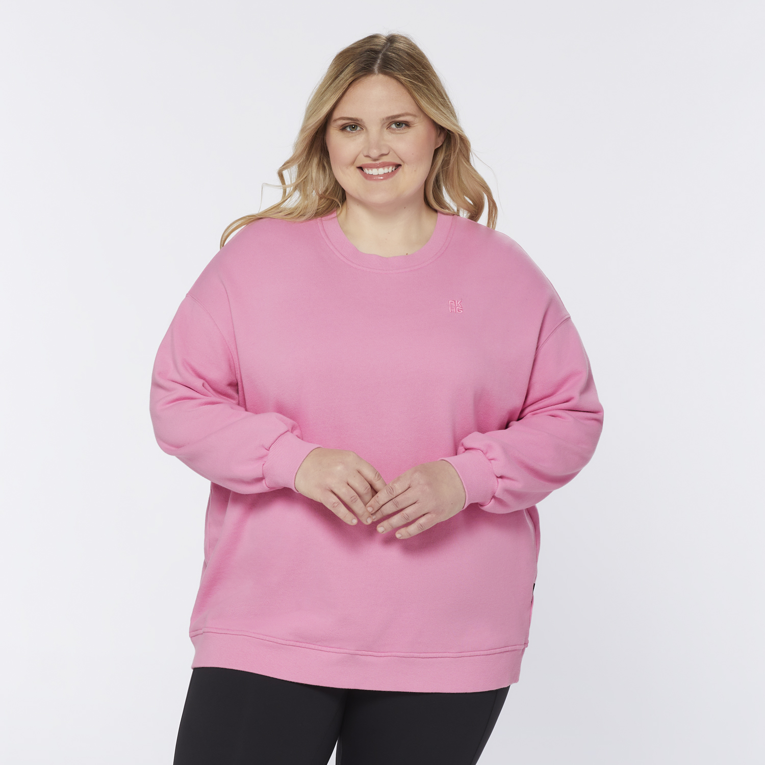 Women's Plus AKHG Crosshaul Oversized Crew Sweatshirt