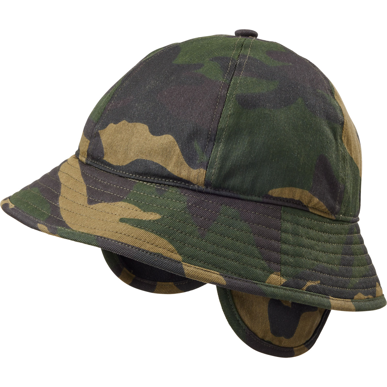 Warden's Waxed Earflap Bucket Hat