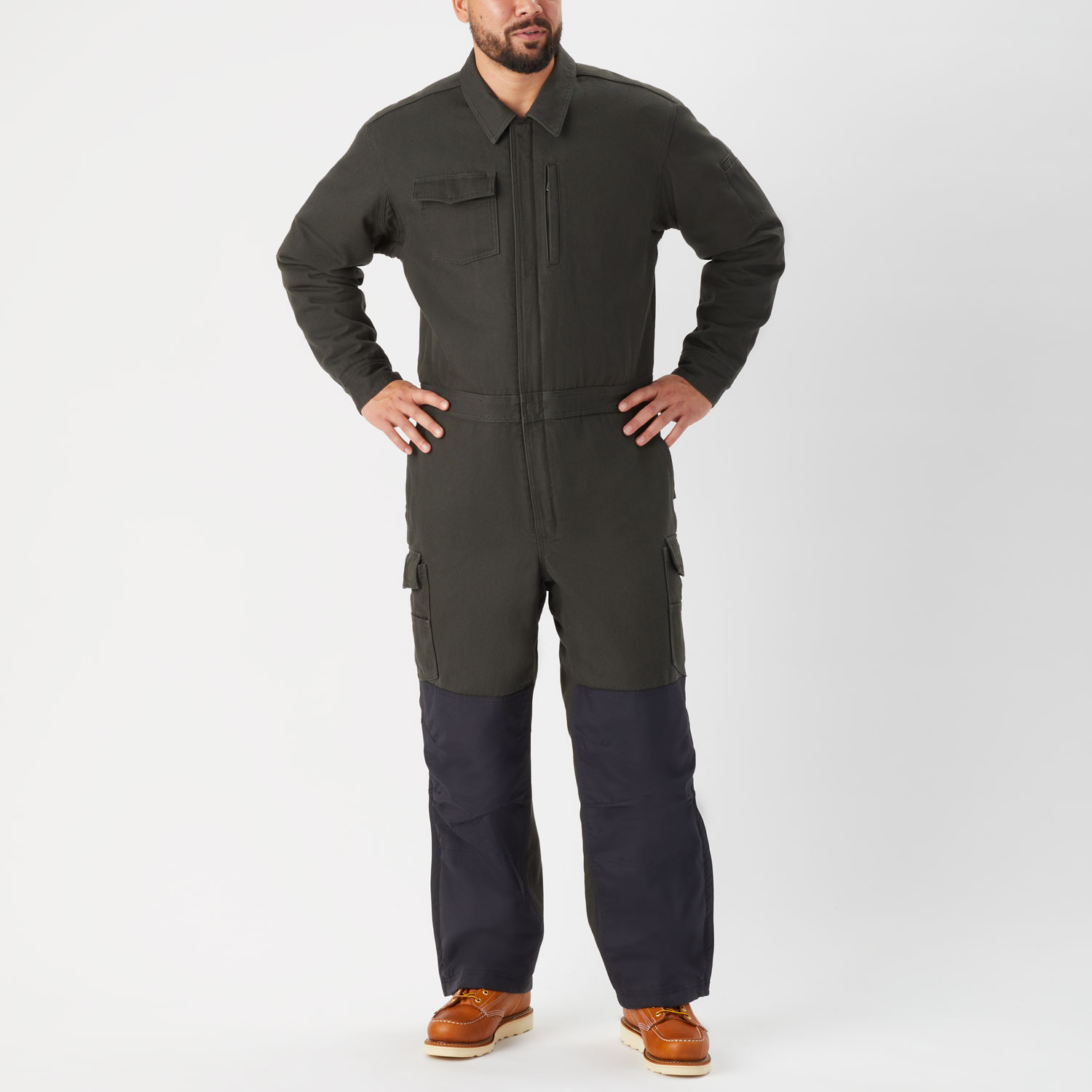 Men's Superior Fire Hose Insulated Coveralls