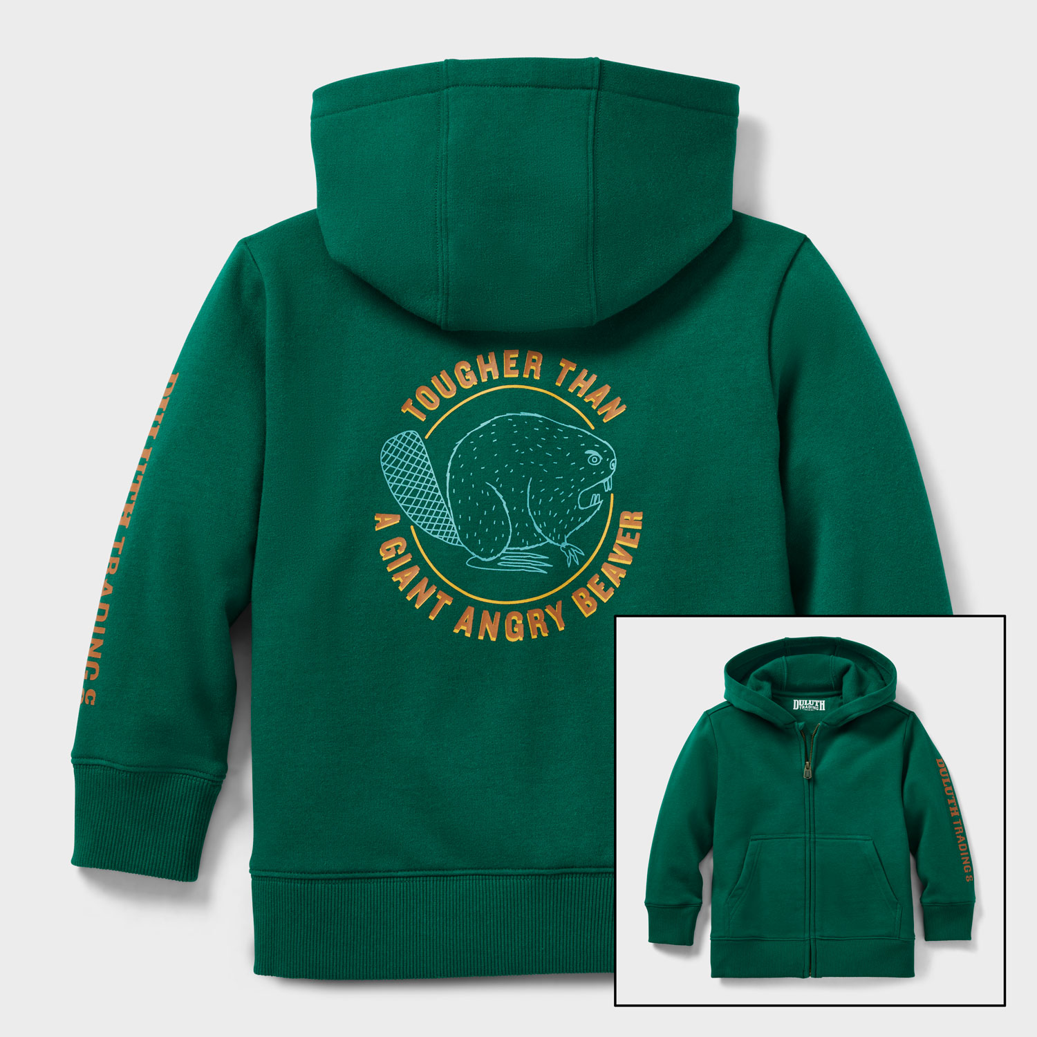 Kids' Fleece Logo Full Zip Hoodie