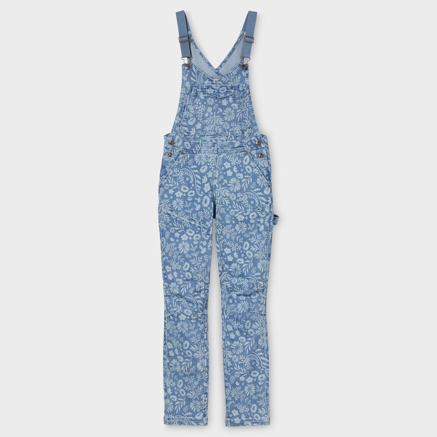 Women's Double Flex Denim Bib Overalls