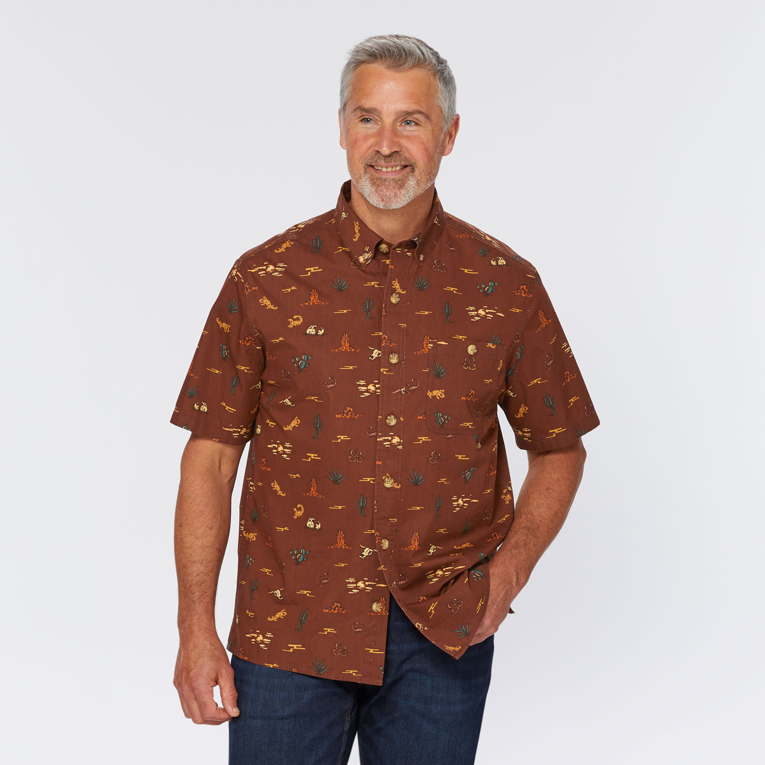 Men's BBQ Relaxed Fit Short Sleeve Shirt
