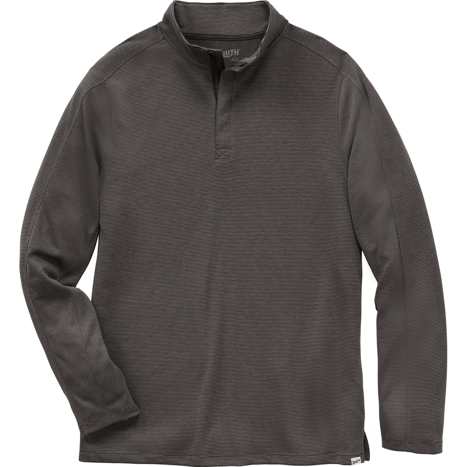 Men's Knuckledown 1/4 Zip Long Sleeve Pullover