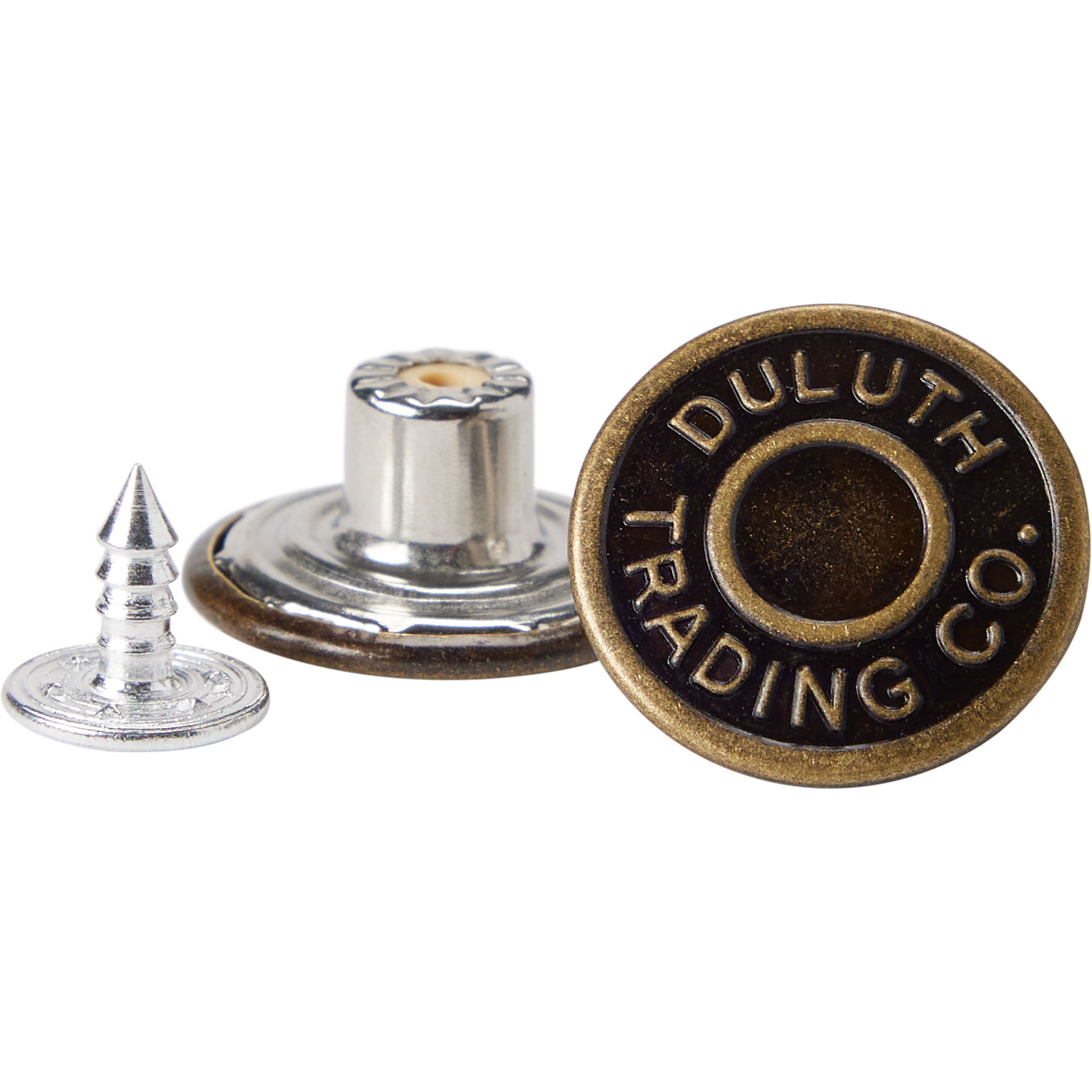 8-Pack Antique Gold Buttons