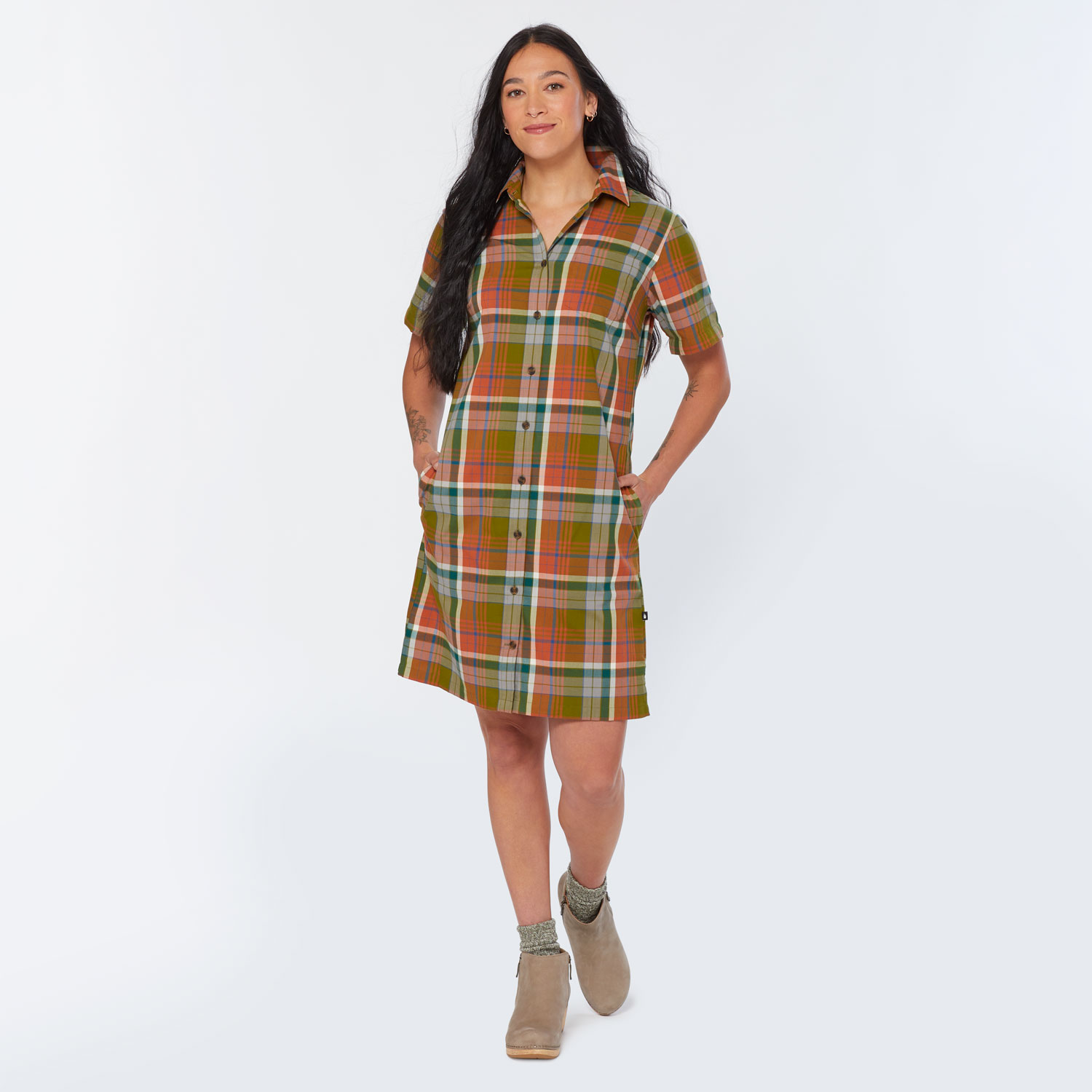Women's AKHG Midnight Sun Short Sleeve Dress