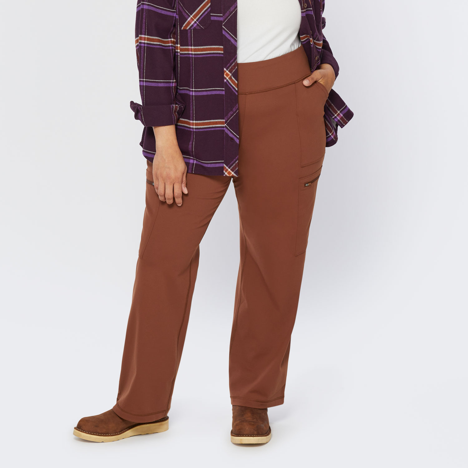 Women's Plus NoGA Namastash Bootcut Pants