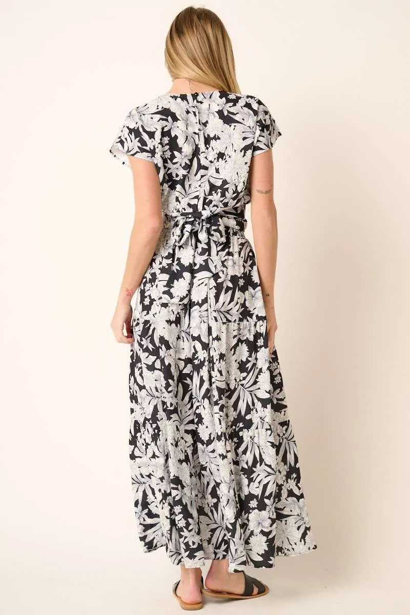 Mittoshop Tropical Print Top and Skirt Set