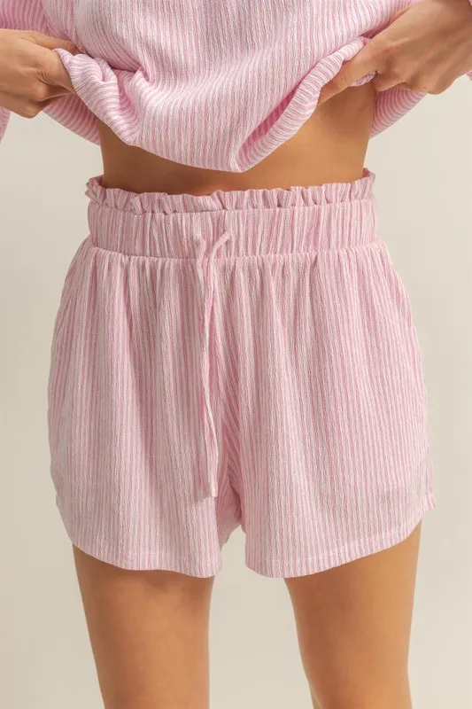 HYFVE Off Shoulder Top and Shorts Set