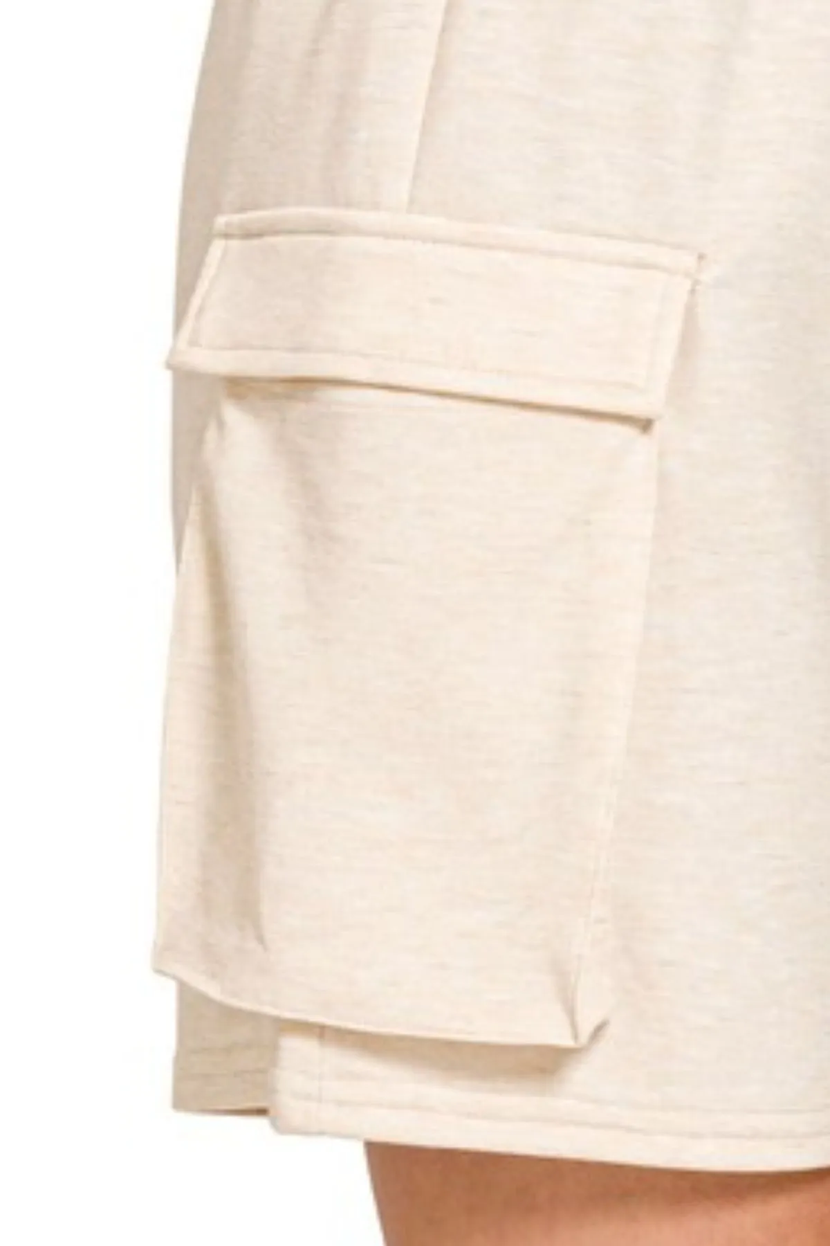 Zenana Scuba Thigh Pocket Shorts