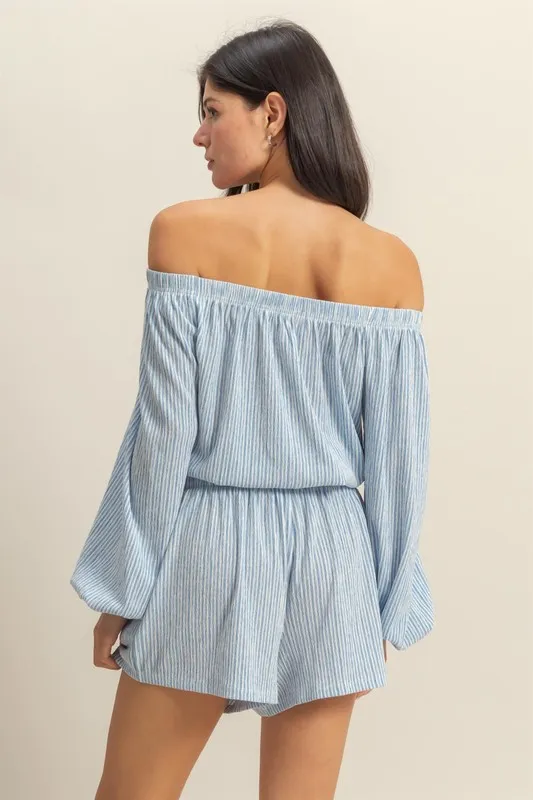 HYFVE Off Shoulder Top and Shorts Set